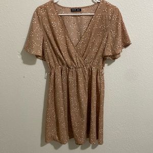 A SHEIN pink flowery dress